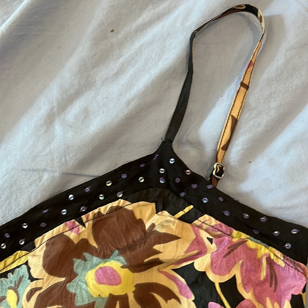 Beautiful BODEN silk floral sparkly camisole size S - Picture 7 of 14